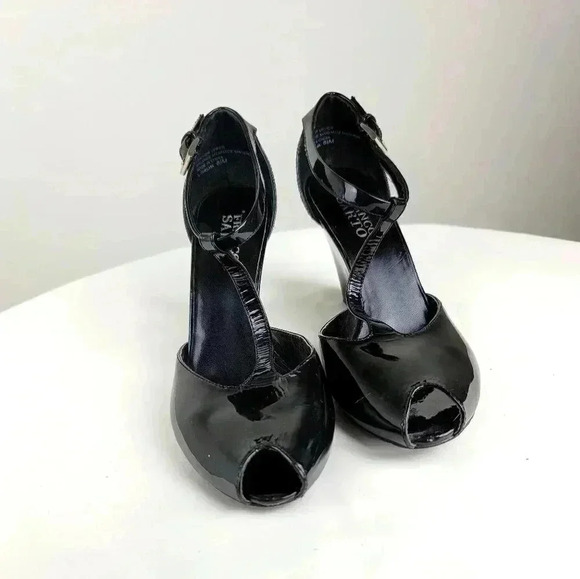 Vintage Wedge  Evening Dress shoes - Picture 1 of 6